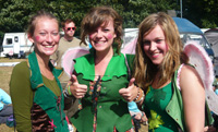 Festival Fashion Essentials - what to wear at festivals - Latitude Festival Pixies wearing wings Festival Fashion Essentials - what to wear at festivals - Latitude Festival Pixies wearing wings