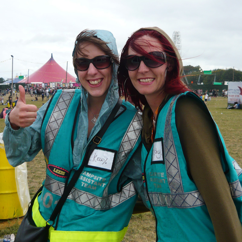 How to work at music festivals and who to contact - Leeds Festival Hotbox Events arena volunteers