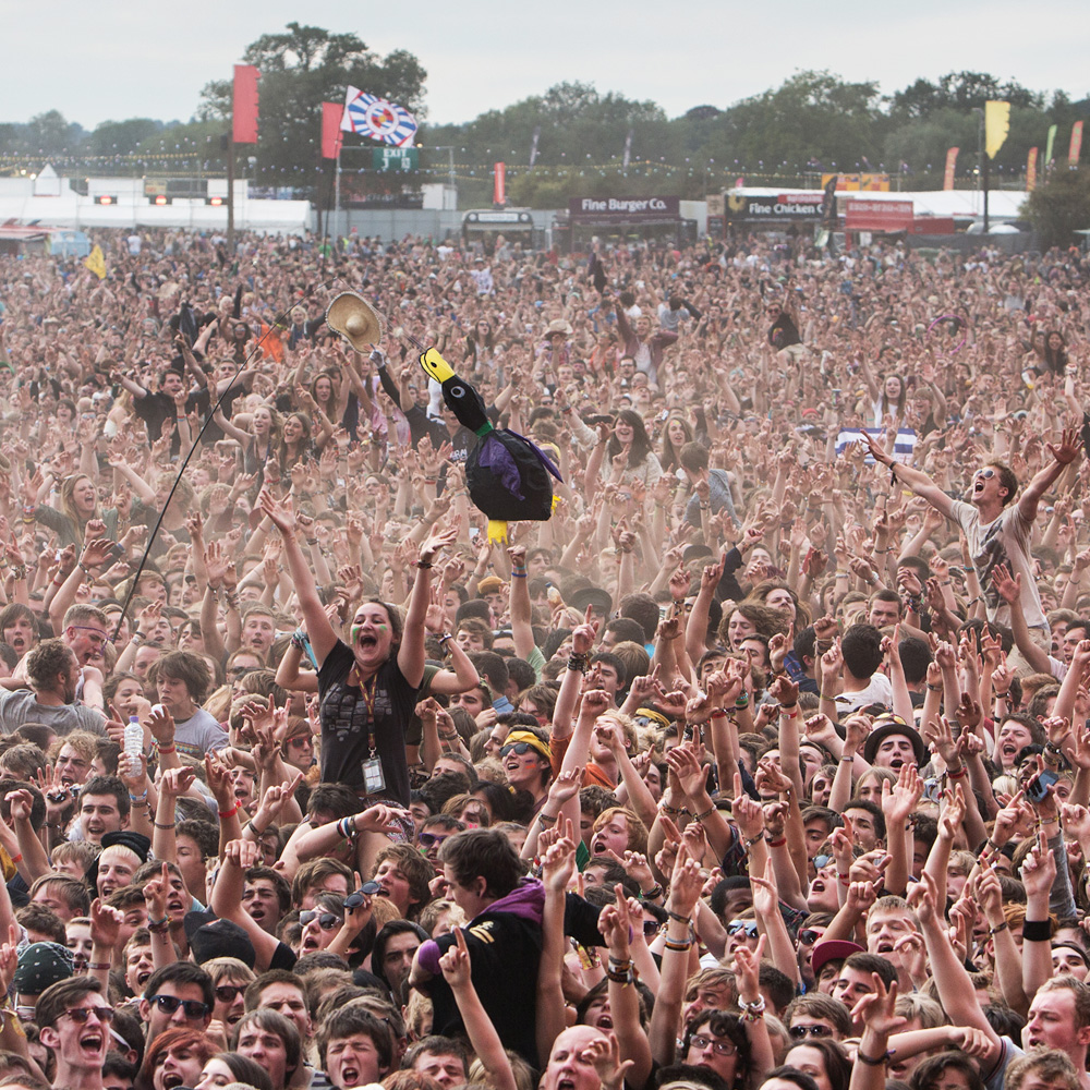 The History of Music Festivals - Reading Festival Main Stage crowd